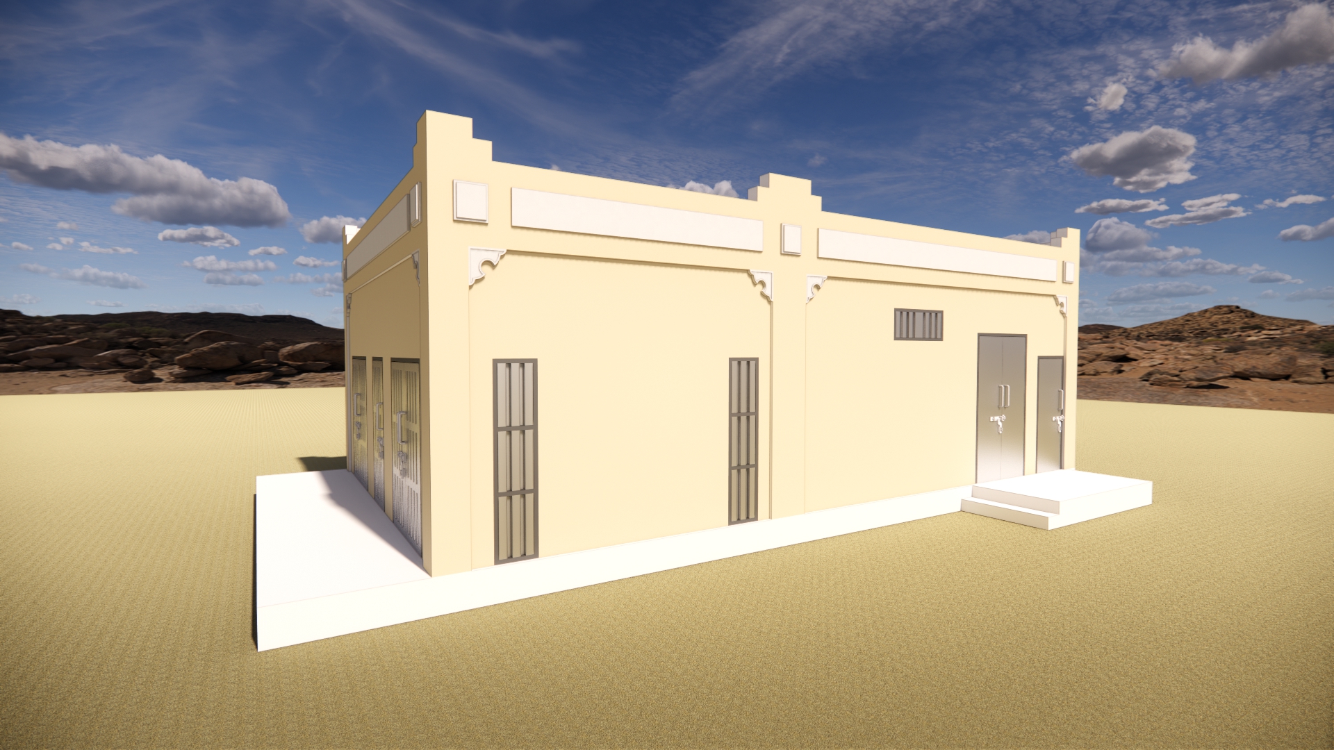 Electrical Substation 3D Architectural