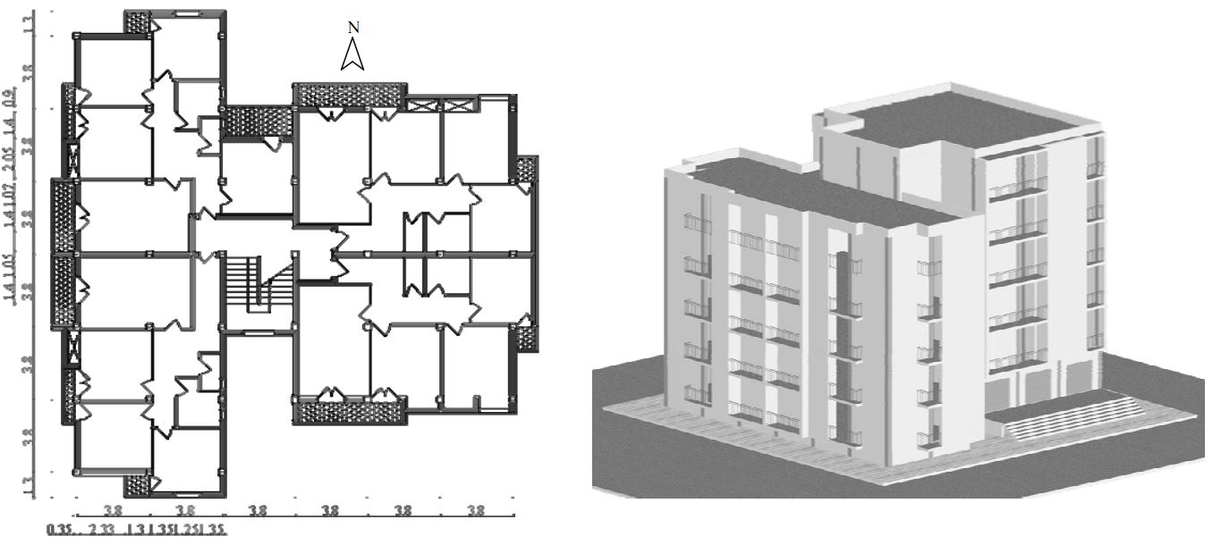 BATIMENT EN R+5 A USAGE D’HABITATION ET COMMERCIAL a Alger - Algerie